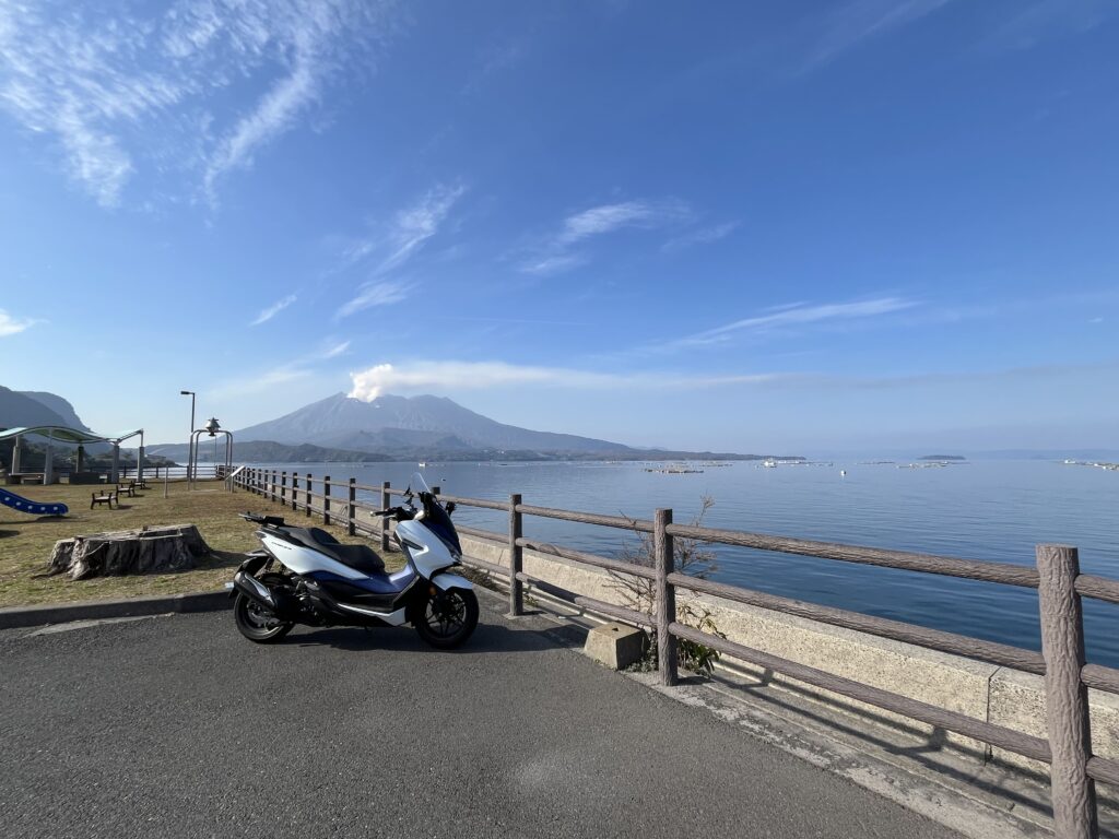 Sakurajima　– motorcycle tours in Japan