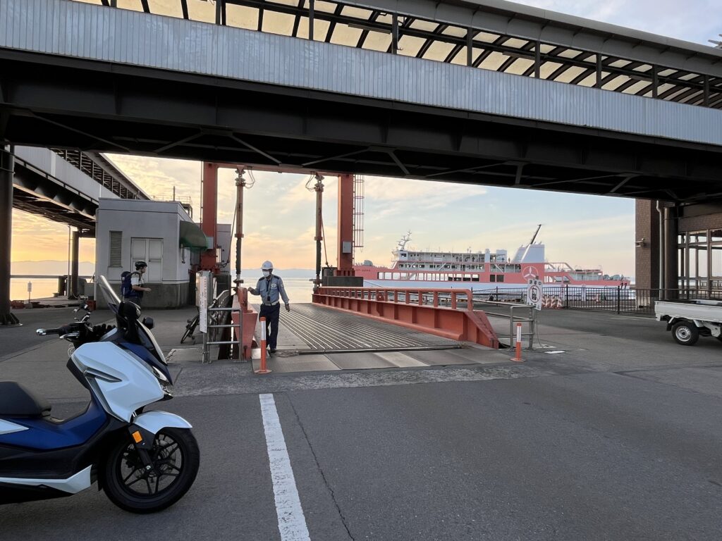 Tarumizu Ferry - Japan Moto Touring